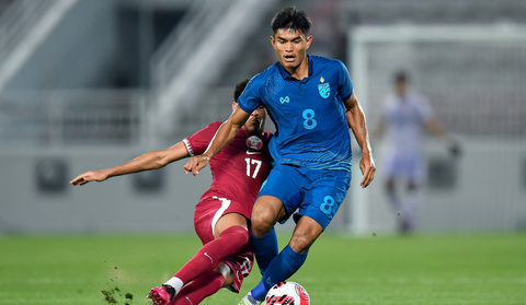 SEA Games 32: Thách thức từ U22 Thái Lan - Ảnh 1. Teerasak - tiền đạo nguy hiểm của U22 Thái Lan - Ảnh: CHANGSUEK
