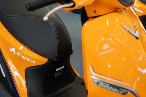 Ahamove mua 200 xe VinFast để cho thuê xe máy điện - Ảnh 4. Thiết kế xe điện EV Rental - Ảnh: Đ.H.