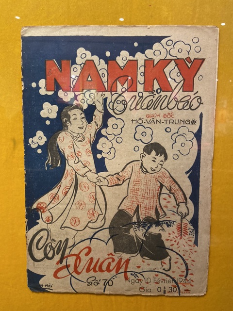 Ngắm tranh Nguyễn Gia Trí và hình Marilyn Monroe trên bìa báo Tết trước 1954 - Ảnh 5. Ngắm tranh Nguyễn Gia Trí và hình Marilyn Monroe trên bìa báo Tết trước 1954 - Ảnh 5.