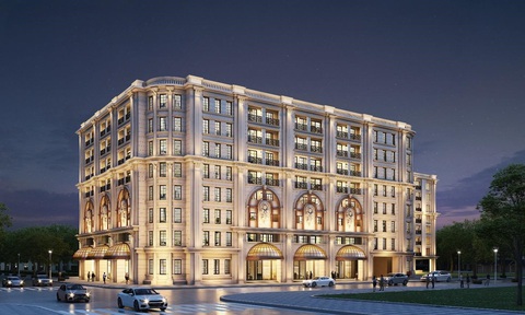 Cất nóc khu căn hộ hàng hiệu The Ritz-Carlton Residences, Hanoi - Ảnh 1. Phối cảnh dự án khu căn hộ hàng hiệu The Ritz-Carlton Residences, Hanoi tại The Grand - Ảnh: Masterise Homes