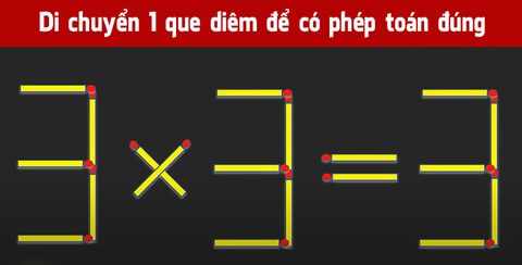 Di chuyển 2 que diêm để biến phép tính 1+1=5 thành đúng - Ảnh 5. Di chuyển 2 que diêm để biến phép tính 1+1=5 thành đúng - Ảnh 5.