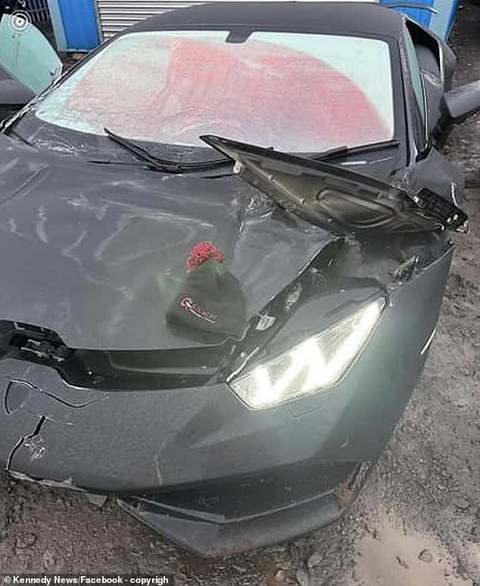 Trúng thưởng siêu xe Lamborghini rồi gặp nạn sau vài tuần, thanh niên lên mạng phân trần - Ảnh 2. Trúng thưởng siêu xe Lamborghini rồi gặp nạn sau vài tuần, thanh niên lên mạng phân trần - Ảnh 2.