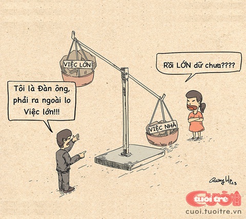 Đàn ông, phụ nữ và chuyện việc lớn, việc nhỏ - Ảnh 1. Đàn ông, phụ nữ và chuyện việc lớn, việc nhỏ - Ảnh 1.