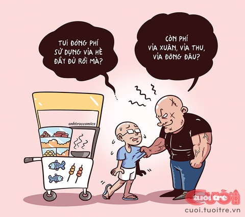 Vỉa hè... bốn mùa - Ảnh 1. Vỉa hè... bốn mùa - Ảnh 1.