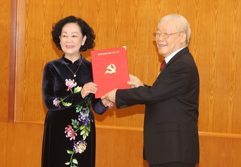 Bà Trương Thị Mai làm Thường trực Ban Bí thư - Ảnh 1. Bà Trương Thị Mai làm Thường trực Ban Bí thư - Ảnh 1.
