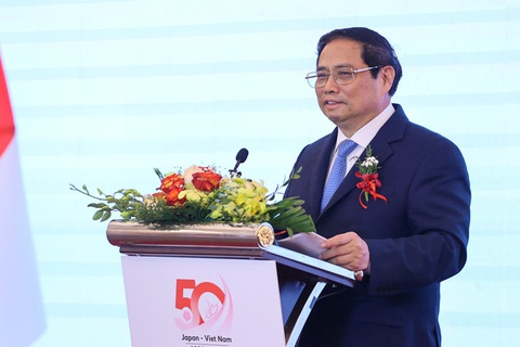 Thủ tướng gợi mở hướng hợp tác Việt Nam - Nhật Bản: đổi mới công nghệ, phát triển xanh - Ảnh 1. Thủ tướng gợi mở hướng hợp tác Việt Nam - Nhật Bản: đổi mới công nghệ, phát triển xanh - Ảnh 1.
