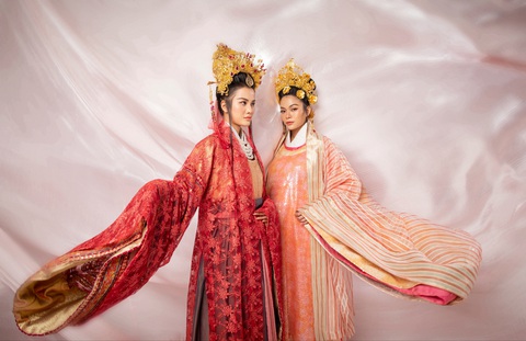 Bầu 9 tháng, Mâu Thủy vẫn hóa thân Nguyên phi Ỷ Lan - Ảnh 12. Bầu 9 tháng, Mâu Thủy vẫn hóa thân Nguyên phi Ỷ Lan - Ảnh 12.