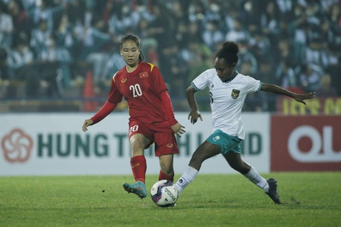 U20 nữ Việt Nam khởi đầu tốt ở vòng loại U20 nữ châu Á 2024: thắng đậm Indonesia - Ảnh 1. U20 nữ Việt Nam khởi đầu tốt ở vòng loại U20 nữ châu Á 2024: thắng đậm Indonesia - Ảnh 1.