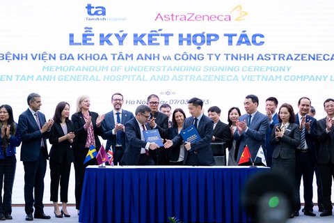Bệnh viện Tâm Anh và AstraZeneca hợp tác nghiên cứu, đào tạo cán bộ y tế - Ảnh 1. Bệnh viện Tâm Anh và AstraZeneca hợp tác nghiên cứu, đào tạo cán bộ y tế - Ảnh 1.