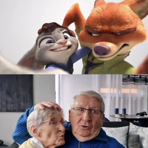 Bộ ảnh kỷ niệm 61 năm ngày cưới phong cách Zootopia của cặp đôi U90 gây sốt - Ảnh 6. Bộ ảnh kỷ niệm 61 năm ngày cưới phong cách Zootopia của cặp đôi U90 gây sốt - Ảnh 6.