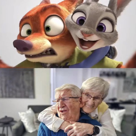 Bộ ảnh kỷ niệm 61 năm ngày cưới phong cách Zootopia của cặp đôi U90 gây sốt - Ảnh 4. Bộ ảnh kỷ niệm 61 năm ngày cưới phong cách Zootopia của cặp đôi U90 gây sốt - Ảnh 4.