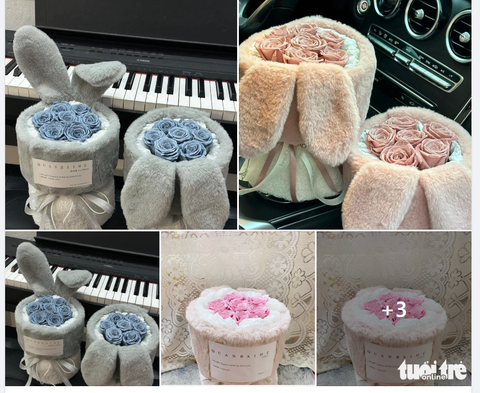 Xuất hiện nhiều mẫu hoa lạ ngày 8-3 - Ảnh 7. Xuất hiện nhiều mẫu hoa lạ ngày 8-3 - Ảnh 7.