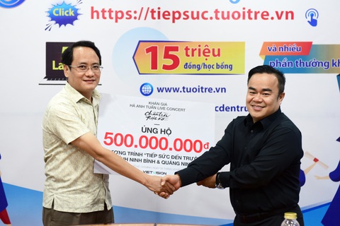 Từ Chân trời rực rỡ, Hà Anh Tuấn cùng Đen gửi 500 triệu đến Tiếp sức đến trường - Ảnh 4. Từ Chân trời rực rỡ, Hà Anh Tuấn cùng Đen gửi 500 triệu đến Tiếp sức đến trường - Ảnh 4.
