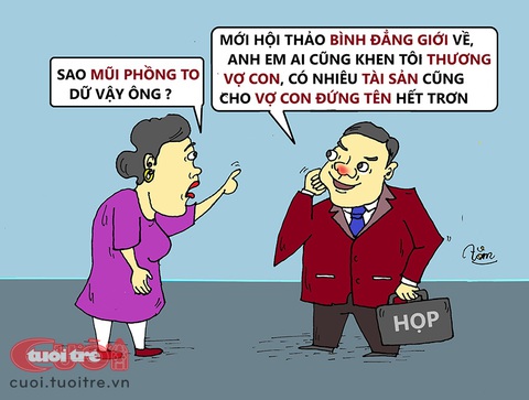Khi sếp thực hành bình đẳng giới - Ảnh 1. Khi sếp thực hành bình đẳng giới - Ảnh 1.