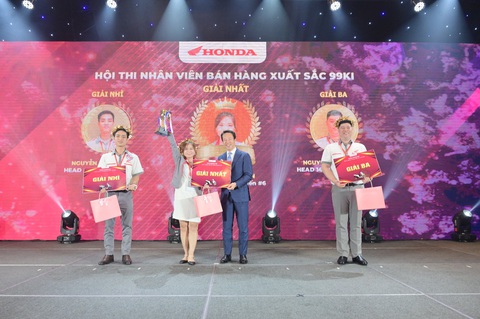Honda Việt Nam vinh danh ‘Nhân viên bán hàng xuất sắc 99Ki’ - Ảnh 5. Honda Việt Nam vinh danh ‘Nhân viên bán hàng xuất sắc 99Ki’ - Ảnh 5.