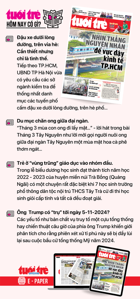 Tin tức sáng 2-4: Sẽ cấp căn cước công dân cho người dưới 14 tuổi; Giữ Ban An toàn thực phẩm TP.HCM - Ảnh 5. Tin tức sáng 2-4: Sẽ cấp căn cước công dân cho người dưới 14 tuổi; Giữ Ban An toàn thực phẩm TP.HCM - Ảnh 5.