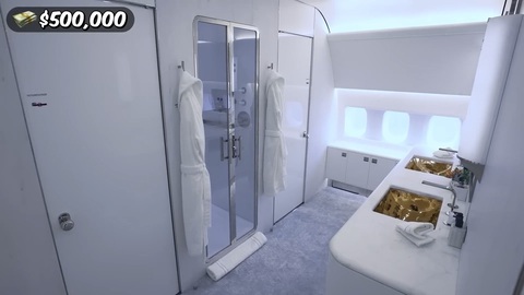Vé máy bay đắt nhất: Biệt thự bay của tỉ phú, bồn rửa mạ vàng - Ảnh 13. Vé máy bay đắt nhất: Biệt thự bay của tỉ phú, bồn rửa mạ vàng - Ảnh 13.