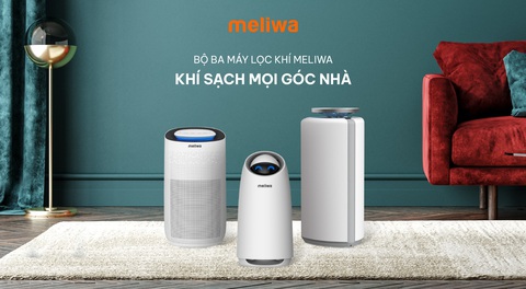Meliwa mang không khí sạch đến ngôi nhà bạn - Ảnh 1. Bộ ba máy lọc không khí thông minh M20, M50 và M60