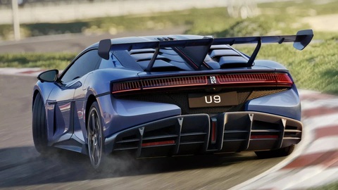 Siêu xe điện Trung Quốc giống Lamborghini, vẫn chạy ngon lành khi tháo mất 1 bánh - Ảnh 7. Siêu xe điện Trung Quốc giống Lamborghini, vẫn chạy ngon lành khi tháo mất 1 bánh - Ảnh 7.