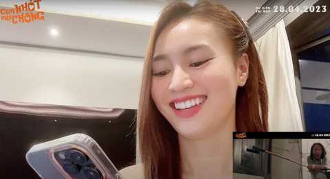 Ninh Dương Lan Ngọc buồn khi Thu Trang chỉ được yêu Tiến Luật trên phim - Ảnh 1. Ninh Dương Lan Ngọc buồn khi Thu Trang chỉ được yêu Tiến Luật trên phim - Ảnh 1.