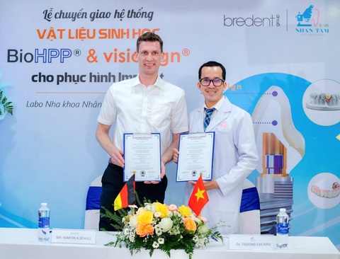 Labo Nha khoa Nhân Tâm tiếp nhận vật liệu sinh học BioHPP & Visio.lign - Ảnh 1. Labo Nha khoa Nhân Tâm tiếp nhận vật liệu sinh học BioHPP & Visio.lign - Ảnh 1.