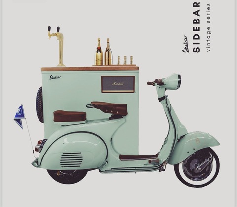 Biến Vespa phế liệu thành xe máy điện kiêm quầy nước di động - Ảnh 10. Biến Vespa phế liệu thành xe máy điện kiêm quầy nước di động - Ảnh 10.