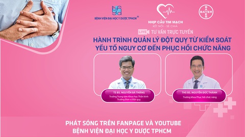 Chương trình tư vấn: quản lý đột quỵ từ kiểm soát các yếu tố nguy cơ đến phục hồi chức năng - Ảnh 1. Chương trình tư vấn: quản lý đột quỵ từ kiểm soát các yếu tố nguy cơ đến phục hồi chức năng