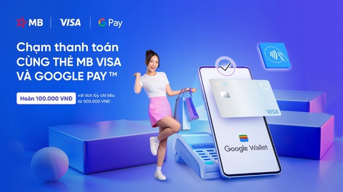 Chủ thẻ MB Visa trải nghiệm thanh toán ‘một chạm’ cùng Google Pay với nhiều tiện ích - Ảnh 2. Chủ thẻ MB Visa trải nghiệm thanh toán ‘một chạm’ cùng Google Pay với nhiều tiện ích - Ảnh 2.
