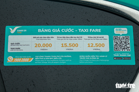 Hãng taxi điện đầu tiên của Việt Nam chính thức hoạt động - Ảnh 5. Hãng taxi điện đầu tiên của Việt Nam chính thức hoạt động - Ảnh 5.
