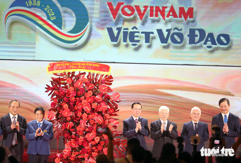 Chủ tịch nước dự kỷ niệm 85 năm thành lập môn phái Vovinam - Ảnh 3. Chủ tịch nước dự kỷ niệm 85 năm thành lập môn phái Vovinam - Ảnh 3.