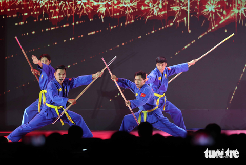 Chủ tịch nước dự kỷ niệm 85 năm thành lập môn phái Vovinam - Ảnh 4. Chủ tịch nước dự kỷ niệm 85 năm thành lập môn phái Vovinam - Ảnh 4.