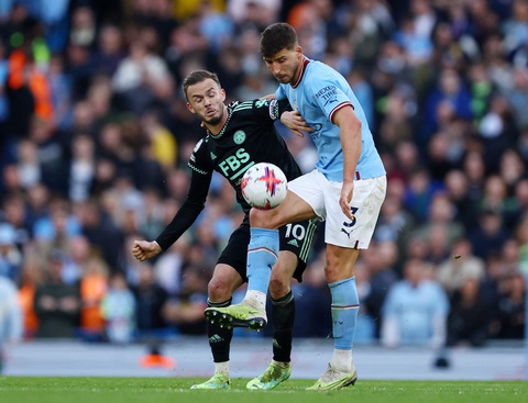 Haaland có cú đúp vào lưới Leicester, Man City đe dọa Arsenal - Ảnh 2. Haaland có cú đúp vào lưới Leicester, Man City đe dọa Arsenal - Ảnh 2.