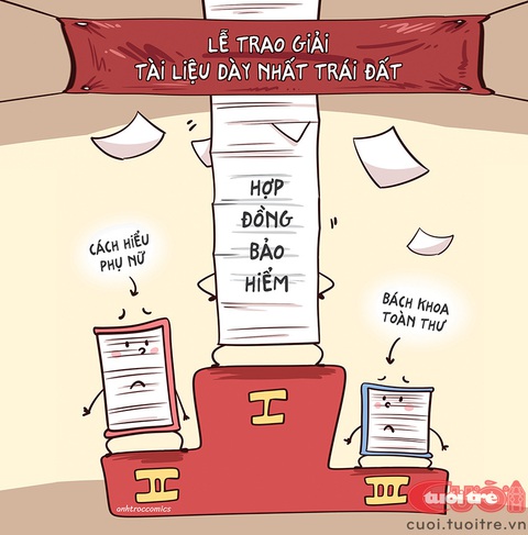 Lễ trao giải tài liệu dày nhất thế giới - Hợp đồng bảo hiểm đứng thứ mấy? - Ảnh 1. Lễ trao giải tài liệu dày nhất thế giới - Hợp đồng bảo hiểm đứng thứ mấy? - Ảnh 1.