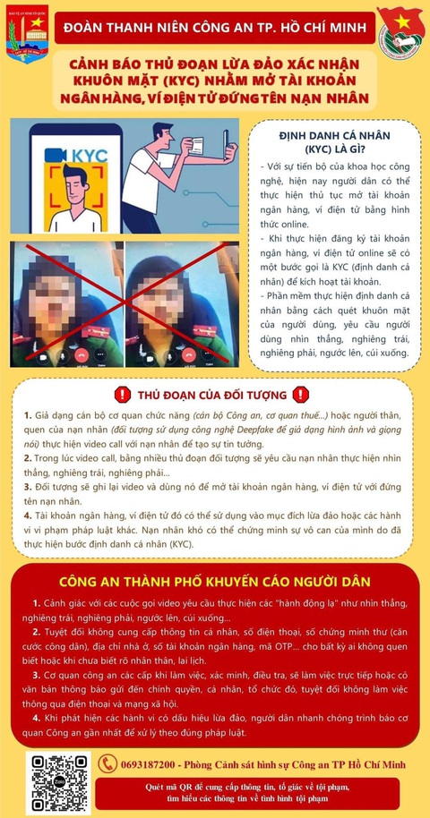 Cảnh báo xác nhận khuôn mặt, mở tài khoản ngân hàng đi lừa đảo - Ảnh 1. Cảnh báo xác nhận khuôn mặt, mở tài khoản ngân hàng đi lừa đảo - Ảnh 1.