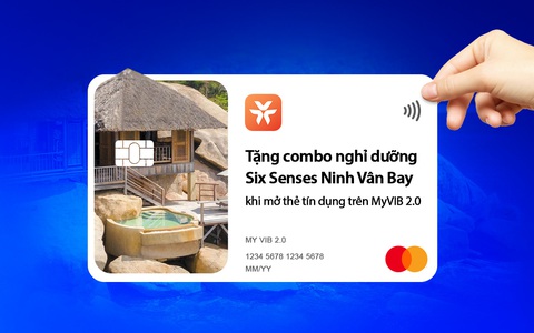 Giao dịch với MyVIB 2.0, khỏi lo đặt tour hè này - Ảnh 3. Đăng ký thẻ tín dụng qua MyVIB 2.0 có cơ hội nhận chuyến du lịch đến Ninh Vân