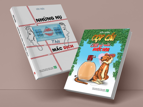 Những nụ hôn thời mắc dịch và Cọp cái chết vì mùi nước hoa: Khoa học vui và vui vì khoa học - Ảnh 1. Hai tập sách mới của tác giả Hữu Thiện - Ảnh: Nhà xuất bản Tổng Hợp TP.HCM
