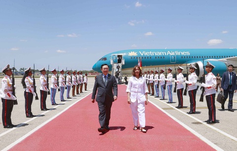 Chủ tịch Quốc hội Vương Đình Huệ đến Cuba, bắt đầu chuyến thăm chính thức - Ảnh 1. Chủ tịch Quốc hội Vương Đình Huệ đến Cuba, bắt đầu chuyến thăm chính thức - Ảnh 1.