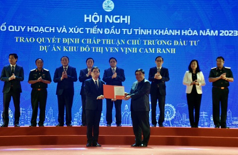Thủ tướng chấp thuận chủ trương đầu tư khu đô thị ven vịnh Cam Ranh hơn 85.000 tỉ đồng - Ảnh 1. Thủ tướng chấp thuận chủ trương đầu tư khu đô thị ven vịnh Cam Ranh hơn 85.000 tỉ đồng - Ảnh 1.