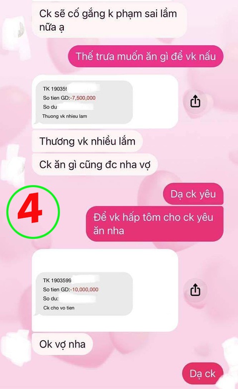 Chồng liên tục chuyển khoản thổi bay cơn giận ngút trời của vợ - Ảnh 4. Chồng liên tục chuyển khoản thổi bay cơn giận ngút trời của vợ - Ảnh 4.