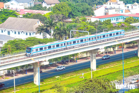 Nhìn thẳng nguyên nhân để vực dậy kinh tế TP.HCM - Ảnh 1. Dự án đầu tư công tuyến metro số 1 (Bến Thành - Suối Tiên, TP Thủ Đức) chậm tiến độ - Ảnh: QUANG ĐỊNH