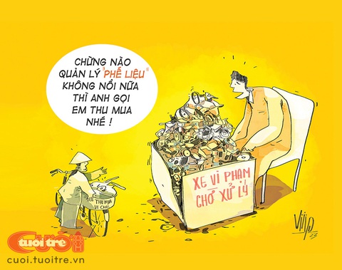 Xe máy dầm mưa dãi nắng vì... cái quy trình - Ảnh 1. Xe máy dầm mưa dãi nắng vì... cái quy trình - Ảnh 1.