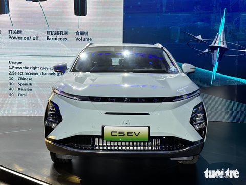 Omoda C5 EV ra mắt toàn cầu, bán tại Việt Nam cuối năm nay, đi 450km/sạc - Ảnh 4. Omoda C5 EV ra mắt toàn cầu, bán tại Việt Nam cuối năm nay, đi 450km/sạc - Ảnh 4.
