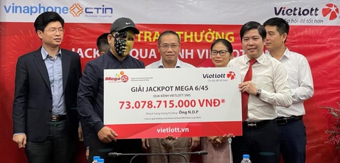Trúng số Vietlott hơn 73 tỉ đồng ở TP.HCM: Vợ là người đầu tiên biết tin - Ảnh 1. Trúng số Vietlott hơn 73 tỉ đồng ở TP.HCM: Vợ là người đầu tiên biết tin - Ảnh 1.