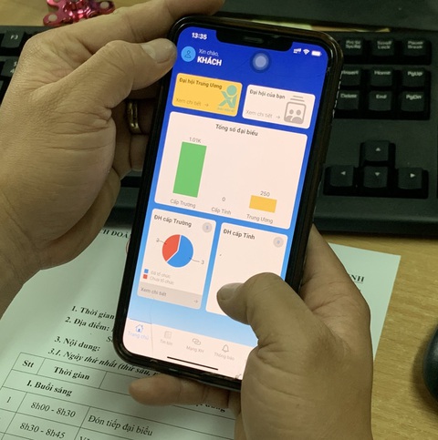 100% Hội sinh viên các cấp sử dụng app Đại hội Hội Sinh viên Việt Nam - Ảnh 2. 100% Hội sinh viên các cấp sử dụng app Đại hội Hội Sinh viên Việt Nam - Ảnh 2.