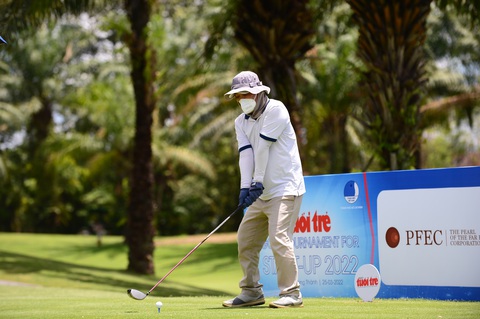 Ngày so tài của các golfer - Ảnh 1. Như mọi năm, Tuổi Trẻ Golf Tournament For Start-up quy tụ hơn 100 golfer tranh tài - Ảnh: Q.Đ.
