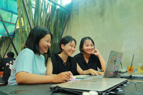 Sinh viên Cần Thơ tái hiện làng nghề, linh vật vào sách bằng công nghệ AR - Ảnh 4. Sinh viên Cần Thơ tái hiện làng nghề, linh vật vào sách bằng công nghệ AR - Ảnh 4.