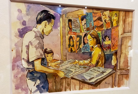 Tranh: PHẠM CÔNG TÂM Tranh: PHẠM CÔNG TÂM