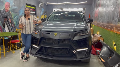 Cô nàng chi 50 triệu đồng độ Toyota Fortuner phong cách Lamborghini Urus - Ảnh 1. Cô nàng chi 50 triệu đồng độ Toyota Fortuner phong cách Lamborghini Urus - Ảnh 1.