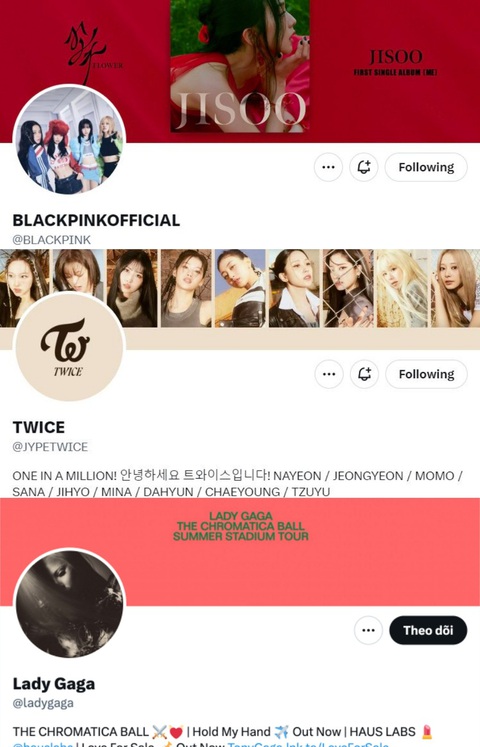Blackpink, Lady Gaga... bị Twitter thổi bay vì quên trả phí - Ảnh 1. Blackpink, Lady Gaga... bị Twitter thổi bay vì quên trả phí - Ảnh 1.