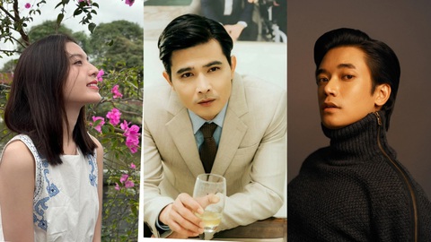 Từ trái qua phải: Bích Ngọc, Quang Sự và Samuel An Từ trái qua phải: Bích Ngọc, Quang Sự và Samuel An
